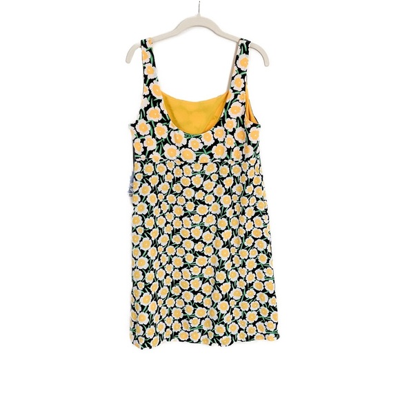 Diane Von Furstenberg for Target Shift Yellow Poppy Mini Dress Size 12 NWT - Picture 5 of 5